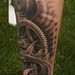 tattoo galleries/ - bio mechanical leg tattoo